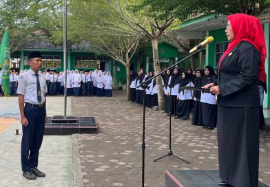 Pelantikan OSIM MTsN 2 Labura Bertekad Menjadi Teladan dan Berprestasi
