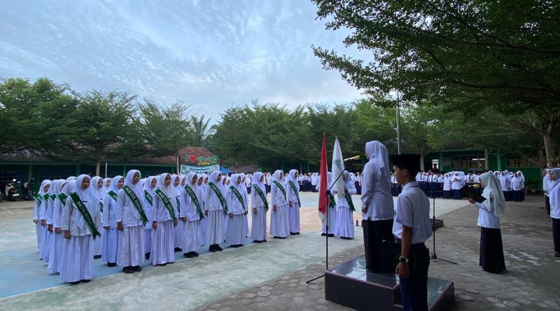 Pelantikan Tim Pelaksana UKM MTsN 2 Labura, Wujudkan Madrasah Sehat