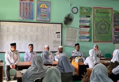 Hari Pertama Masuk, Kemenag Labura Gelar Sidak di MTsN 2 Labura