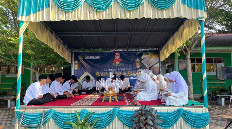 MTsN 2 Labura Gelar Khatam Al-Qur’an, Tanamkan Cinta Al-Qur’an Sejak Dini